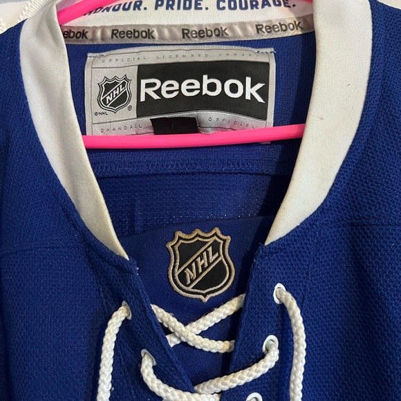 Reebok Blue and White Toronto Maple Leafs Jersey - Picture 3 of 5